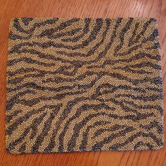 Beaded Clutch Animal Print - Picture 2 of 8